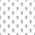 Farm windmill pattern vector seamless Royalty Free Stock Photo