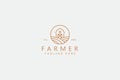 Barn Rural Farm Agriculture Countryside Logo Template Royalty Free Stock Photo