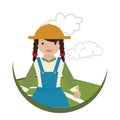 Farmer avatar character icon