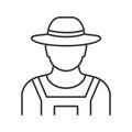 Farmer linear icon