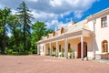 Farmer palace in Alexandria park in Peterhof, St. Petersburg, Russia Royalty Free Stock Photo