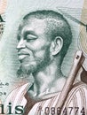 Farmer a portrait from Ghanaian money