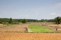 Farmer prepare to plant rice at countryside