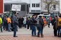 Farmer protest, denounce government plan for abolish agricultural diesel and vehicle tax exemptions, demonstration with tractors