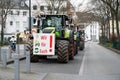 Farmer protest, denounce government plan for abolish agricultural diesel and vehicle tax exemptions, demonstration with tractors