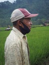 farmer in ricefield