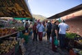 The farmer`s market in Villa de Leyva Colombia Royalty Free Stock Photo