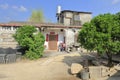 Farmer`s stone house in zhaojiabao village, adobe rgb Royalty Free Stock Photo