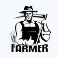 Farmer stylized portrait