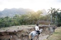 Farmer in Vinales Royalty Free Stock Photo