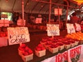 Farmer's Market in New Jersey Royalty Free Stock Photo