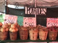 Farmer's Market in New Jersey Royalty Free Stock Photo