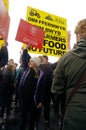 Cardiff, uk - 28th February 2024: Welsh Farmers Protest