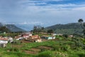 Farmers hamlet in Thalaikunha valley, Nilgiri Hills, India.