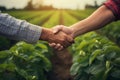 Farmers Handshake In Agriculture