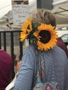 Farmers market attendees