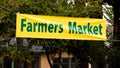 Farmers Market Banner Royalty Free Stock Photo