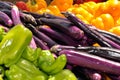 Farmers Market Colorful Veggies