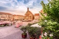 Farmers market on the main square in Nuremberg selling fruits and vegetables Royalty Free Stock Photo