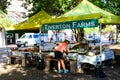 Farmers Market at Marion Square Park, King Street, Charleston, SC. Royalty Free Stock Photo