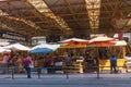 The Farmers Market Pijaca Markale in the city center of Sarajevo, Bosnia and Herzegovina.