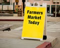 Farmers Market Sign - Sandwich Board