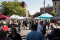 Farmers Market on a sunny summer day