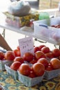 Farmers Market tomatoes Royalty Free Stock Photo