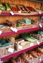 Farmers Market Vegetable Stand in England, U.K.