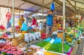 The farmers` market in Wellawaya