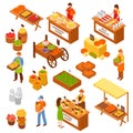 Farmers Marketplace Isometric Set