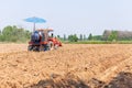 Farmers are planting cassava in the fields of cultivation