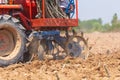 Farmers are planting cassava in the fields of cultivation