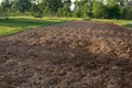 Farmers plow and prepare the soil Royalty Free Stock Photo