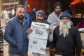 Farmers protest at delhi haryana border against new farmer law in india