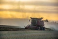 Farmers in Saskatchewan Race Against Weather Royalty Free Stock Photo