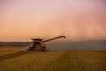 Farmers in Saskatchewan Race Against Weather Royalty Free Stock Photo