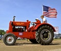 Farmers Union Co-op No. 12 tractor in a parade