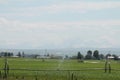 Farmground with the tetons in view