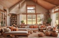 Farmhouse architecture of rustic emphasis barn copse coffee table abreast blah daybed with terra cotta pillows adjoin atramentous