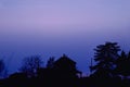 Farmhouse at Dusk Royalty Free Stock Photo