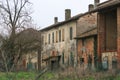 Farmhouse farm landscape landscape old Po Valley