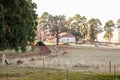 The farmhouse at the monument to the of Berg en Dal, Belfast, South Africa.