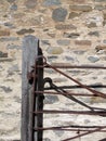Farmhouse Stone Wall with Gate