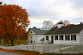 Farmhouses, New England Royalty Free Stock Photo