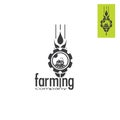 Farming company icon design. Sign or Symbol, logo design