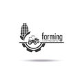 Farming company icon design. Sign or Symbol, logo for agriculture company