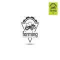 Farming company icon design. Sign or Symbol, logo design agriculture company. Agro service