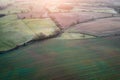 Farming Fields in Morning Light Royalty Free Stock Photo