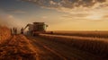 farming harvesting corn